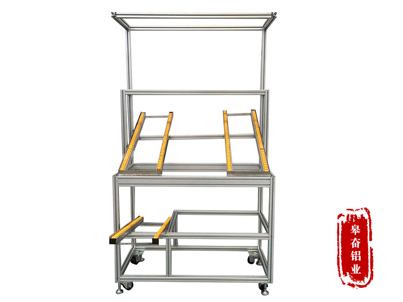 鋁型材滾筒架工作台